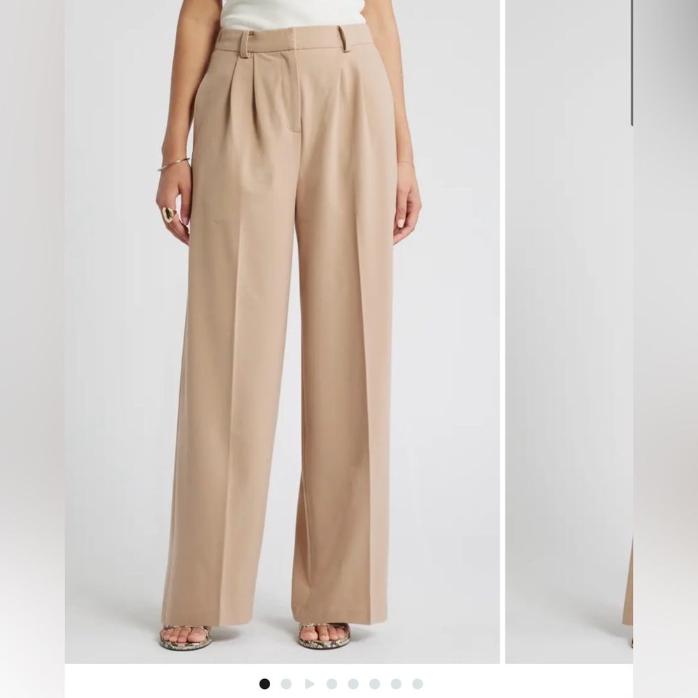 Nordstrom Open Edit Wide Leg Pants Size L